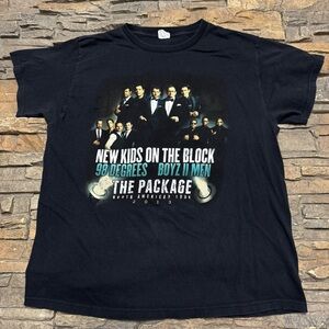 New Kids On The Block NKOTB 2013 Package Tour Shirt Men’s XL Boyz II Men Band